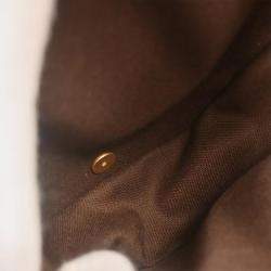 Pre Owned Louis Vuitton Damier Pochette Gange Body Bum Bag