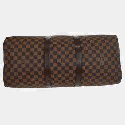 مملوكة مسبقًا Louis Vuitton Damier Keepall 50 Travel Duffle Handbag