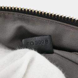 Pre Owned Louis Vuitton Black Leather Paris Speedy Cube Handbag