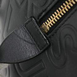 Pre Owned Louis Vuitton Black Leather Paris Speedy Cube Handbag