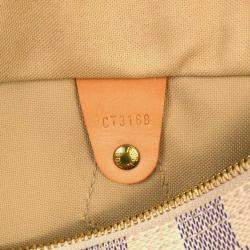 مملوكة مسبقًا Louis Vuitton Damier Azur Speedy Bandouliere 30 Handbag