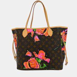 مملوكة مسبقًا Louis Vuitton Monogram Rose Neverfull MM Shoulder Tote Bag