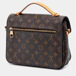 مملوكة مسبقًا Louis Vuitton Brown Monogram Pochette Metis