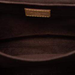 مملوكة مس بقًا Louis Vuitton Brown Monogram Pochette Metis
