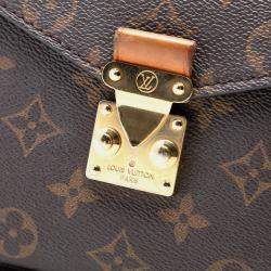 مملوكة مسبقًا Louis Vuitton Brown Monogram Pochette Metis