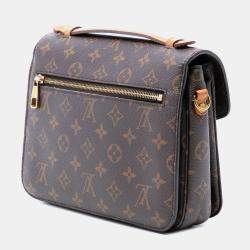 مملوكة مسبقًا Louis Vuitton Brown Monogram Pochette Metis