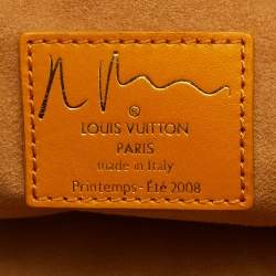 Pre Owned Louis Vuitton Limited Edition Richard Prince Monogram Watercolor Canvas Aquarelle Jamais Bag