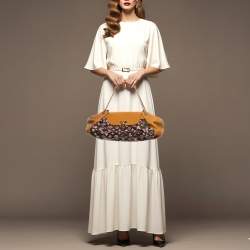 Pre Owned Louis Vuitton Limited Edition Richard Prince Monogram Watercolor Canvas Aquarelle Jamais Bag