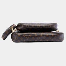 مملوكة مسبقًا Louis Vuitton Brown Monogram Multi Pochette Accessoires