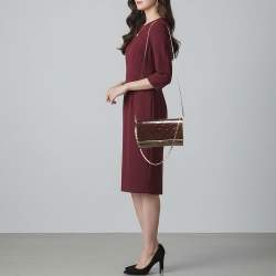 مملوكة مسبقًا Louis Vuitton Ana Amarante Monogram Vernis Clutch 