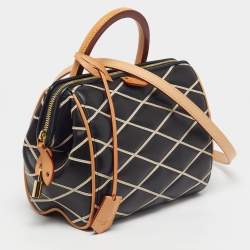 مملوكة مسبقًا حقيبة يد لويس فيتون دوك بي بي جلد مالتاج أسود