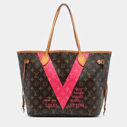 مملوكة مسبقًا Louis Vuitton Brown Monogram V Neverfull MM