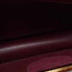 مملوكة مسبقًا حقيبة لويس فيتون جلد النعام أرجواني ديس GM