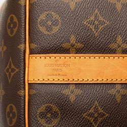 مملوكة مسبقًا Louis Vuitton Brown Monogram Keepall Bandouliere 50