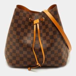 Pre Owned حقيبة لوي فيتون نيو نوي وسط قماش دامييه إبين