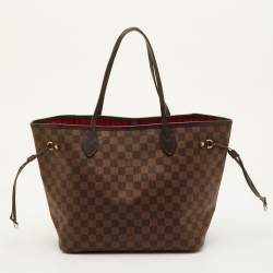 Pre Owned حقيبة لويس فيتون نيفرفول MM كانفاس دامييه إيبين