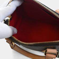 Pre Owned حقيبة لوي فيتون مونوغرام براون قماش مطلي سبيدي باندولير 20