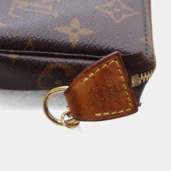 Pre Owned حقيبة ميني بوشيت أكسسواريز قماش مبطن بني مونوغرام لويس فيتون