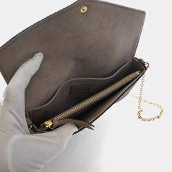 مملوكة مسبقًا حقيبة يد لويس فيتون بوشيت فيليسي مونوجرام امبرينتي لون بيج/كريم عملاقة