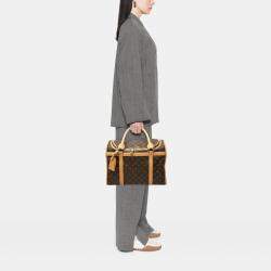 Pre Owned Louis Vuitton Brown Monogram Sac Chien Pet Carrier 40