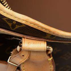 Pre Owned Louis Vuitton Brown Monogram Sac Chien Pet Carrier 40