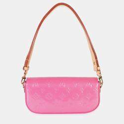 Pre Owned Louis Vuitton Framboise Monogram Vernis Malibu Street Pochette