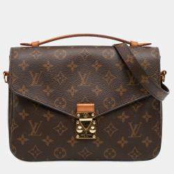 مملوكة مسبقًا Louis Vuitton Brown Monogram Pochette Metis