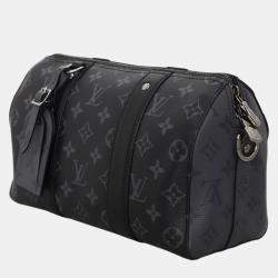 Pre Owned حقيبة لوي فيتون سيتي كيپول قماش مطلي مونوغرام إكليبس سوداء