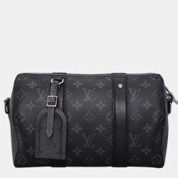 Pre Owned حقيبة لوي فيتون سيتي كيپول قماش مطلي مونوغرام إكليبس سوداء