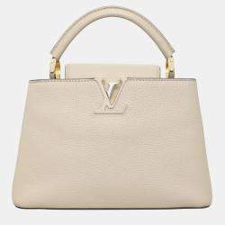 مملوكة مسبقًا Louis Vuitton Capucines Beige Leather BB Bag GHW