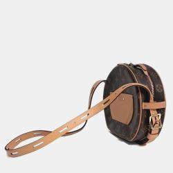 مملوكة مسبقًا Louis Vuitton Brown PVC Boite Chapeau Souffle