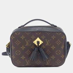 مملوكة مسبقًا Louis Vuitton Brown Coated Canvas Monogram Saintonge