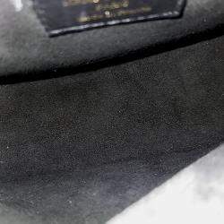 مملوكة مسبقًا Louis Vuitton Black Brown Coated Canvas and Leather Rocky BB