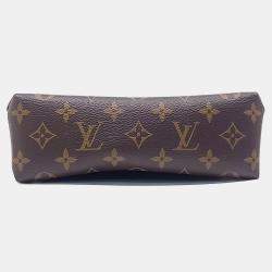 مملوكة مسبقًا Louis Vuitton Black Brown Coated Canvas and Leather Rocky BB