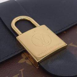 مملوكة مسبقًا Louis Vuitton Black Brown Coated Canvas and Leather Rocky BB