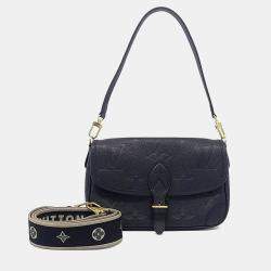 مملوكة مسبقًا Louis Vuitton Black Leather Empreinte Diane