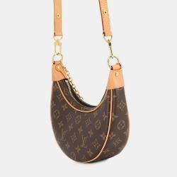 Pre Owned Louis Vuitton Loop Beige Monogram