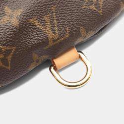مملوكة مسبقًا Louis Vuitton Bum Bag Waist Body Coated Canvas And Leather With Monogram Detailing Brown