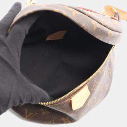مملوكة مسبقًا Louis Vuitton Bum Bag Waist Body Coated Canvas And Leather With Monogram Detailing Brown