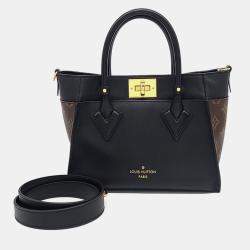 مملوكة مسبقًا Louis Vuitton Black Brown Canvas and Leather On My Side PM M57728