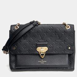 مملوكة مسبقًا Louis Vuitton Black Leather Empreinte Babin MM