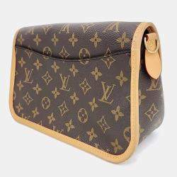 Pre Owned Louis Vuitton Brown PVC Monogram Diane