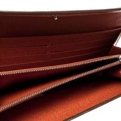 Pre Owned Louis Vuitton Cipango Gold Epi Leather Sarah Wallet