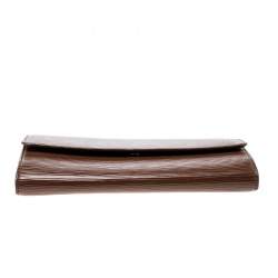 Pre Owned Louis Vuitton Cipango Gold Epi Leather Sarah Wallet