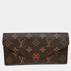 Pre Owned Louis Vuitton Brown PVC Josephine Wallet