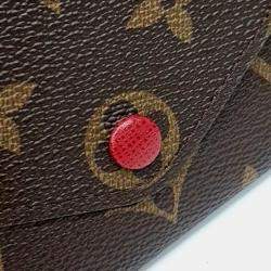 Pre Owned Louis Vuitton Brown PVC Josephine Wallet