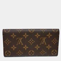 Pre Owned Louis Vuitton Brown PVC Josephine Wallet