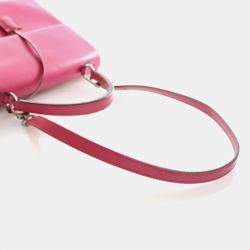 Pre Owned Louis Vuitton Cluny MM Pink Epi Leather Top Handle Shoulder Bag