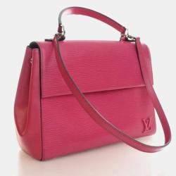 Pre Owned Louis Vuitton Cluny MM Pink Epi Leather Top Handle Shoulder Bag