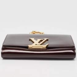 Pre Owned Louis Vuitton Amarante Vernis Chain Louise GM Bag